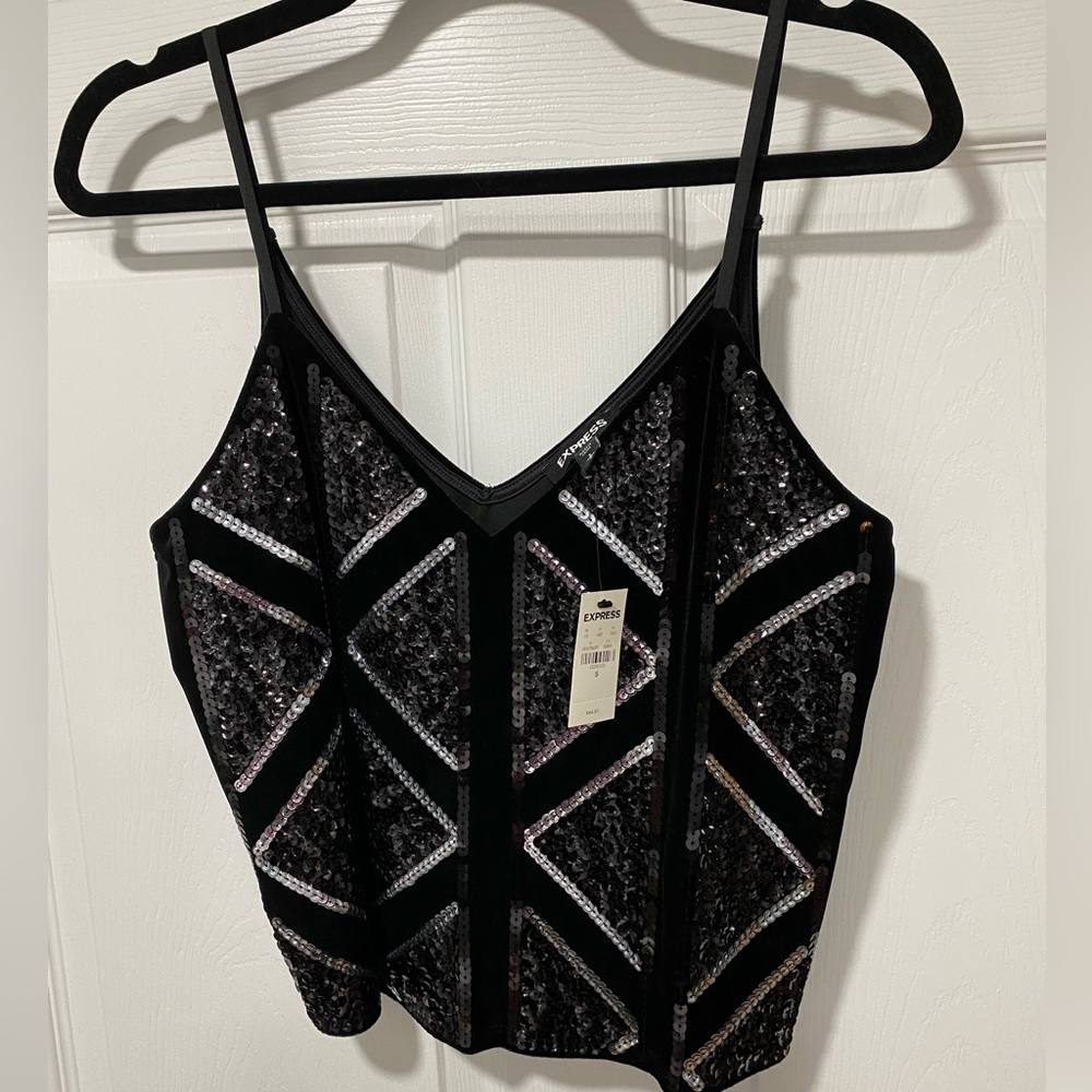 Express Sequin top